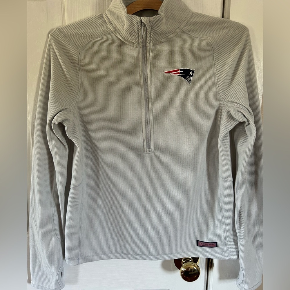 Vineyard Vines x New England Patriots women’s XS thermal 1/2 zip pullover